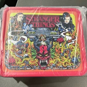 STRANGER THINGS TIN LUNCHBOX. BRAND NEW. FACTORY SEALED.